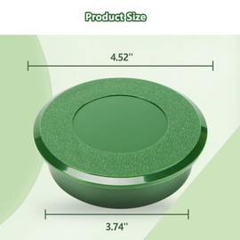 4 Pack USGA Regulation Golf Cup Cover - UV-Resistant ABS Hole Protector for Practice Greens, Backyard Putting & Bocce Ball Court Conversion