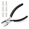 Nylon Jaw Pliers for Jewelry Making with 6 Replaceable Pliers