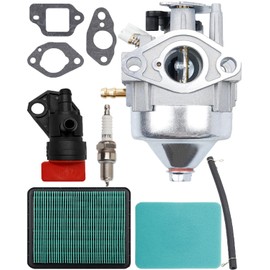 GVC170LA Carburetor Compaible with Honda GCV170 HRN216 HRX217 Lawn Mowers Replacement Parts,Replace#16100-Z9L-811,16100Z9L811 Tune-Up Kit with Air Filter&Spark Plug