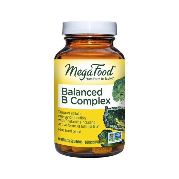 Balanced B Complex 60 Tabs By MegaFood