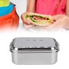 Stainless Steel 304 Single Layer Lunch Box, Stainless Steel Snack
