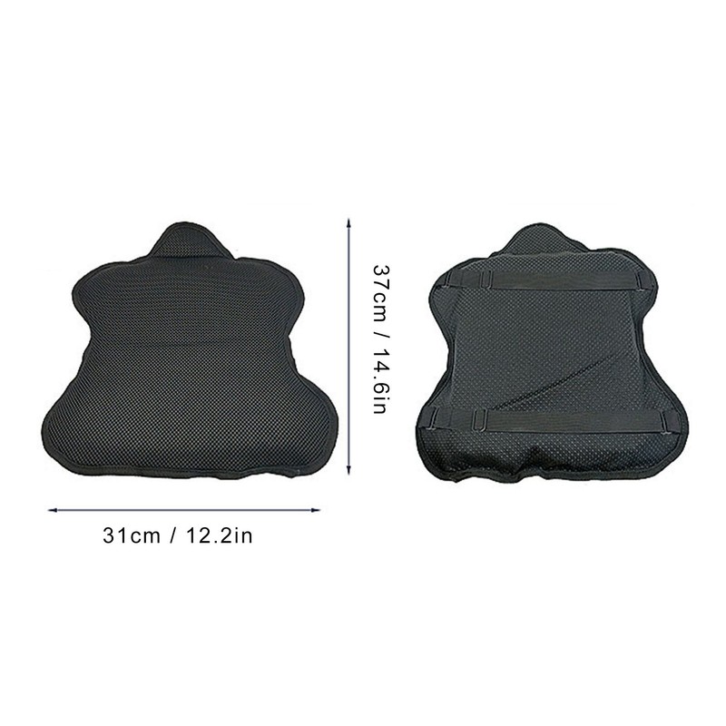 Motorcycle Seat Cushion Gel Shock Absorbing Air Cooling Breathable Motorcycle