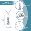 YueYuan Lighthouse Necklace 925 Sterling Silver Men's Lighthouse Pendant Chain