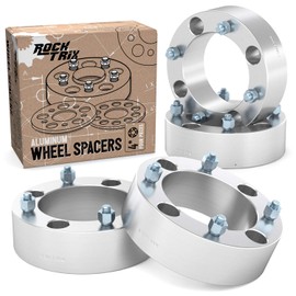 RockTrix - 1.5 inch ATV Wheel Spacers (4x137, 110mm Bore, 10x1.25 Studs and Cone Seat Nuts) Compatible with Kawasaki Can-Am Bombardier (Read Listing for Year Model) UTV Silver V3 38mm 4pcs