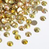 Beadsland 1440 pieces flat back rhinestones, nail crystals rhinestones for