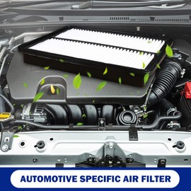 MYADO Filtro de aire del motor 281132W100 Filtro de aire del motor para Hyundai Santa Fe V6 3.3L 2013-2018 para Hyundai Santa Fe Sport L4 2.0L 2.4L 2013-2016 para Kia Santa Fe XL V6 3.3L 2013-2019, Sorento 2019 4-24-20 15