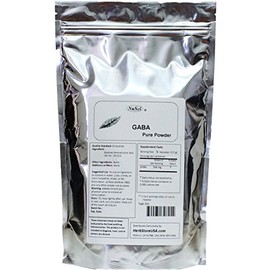NuSci Pure GABA Gamma AminoButyric Acid Powder (1000 Grams (2.2 lb))