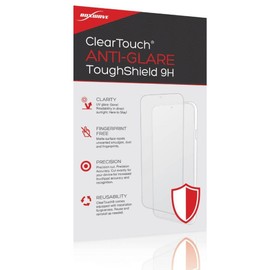 BoxWave Screen Protector Compatible With BOSS TU-10 Clip-on Chromatic Tuner - ClearTouch Anti-Glare ToughShield 9H (2-Pack), Anti-Glare 9H Tough Flexible Film Screen Protector