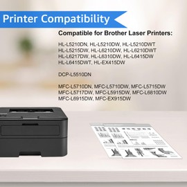 KCMYTONER 2 Pack DR920 Compatible for Brother DR-920 Drum High Yield Black for HL-L5210DN HL-L6210DW DCP-L5510DN Series Laser Printer