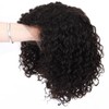 Blissource Short Curly Human Hair Wigs for Black Women 10inch