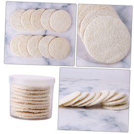 FOMIYES Sets Women's Face Cleaning Pads Makeup Remover Soft Sponge Puff Makeup Removal Powder Travel-friendly Facial Cleansing Pcs