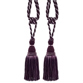 DÉCOPRO Tassel Tieback, Style# TBH8, Color# 2927 - Luscious Lavenders [Set of 2]