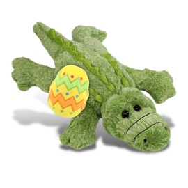 DolliBu Super Soft Alligator with Yellow Easter Egg Plush - Perfect Wildlife Stuffed Animals for Easter Basket, Cute Easter Egg Stuffed Animal Spring Toys for Girls, Boy, and Babies - 12 Inches