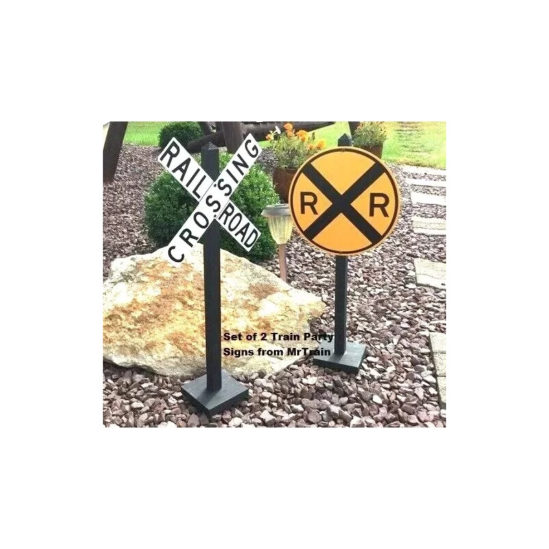MrTrain Theme Party Decorations | Set of 2 | Railroad