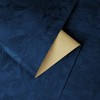 YENHOME 24"X393" Blue Velvet Wallpaper Vintage Blue Velvet Peel and