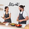 Metal Let's Eat Sign, Rustic Cutout Eat Signs, Farmhouse Wall