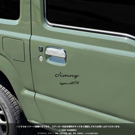 [KAIMIRU STORE] Suzuki jimny jb74 Jimny Sierra 4WD Van Universal Car Sticker Decal Sticker Outdoor Off-Road (k-329 Black)