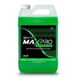 PRO Safe Acid Gel Wheel and Rim Cleaner - Powerful Formula for Easy Removal of Brake Dust, Dirt, and Grime - 16 US oz / 473ml - Size: 1 Gallon