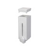 Croydex Slim Line Wall Mounted Soap Dispenser, White, One Size
