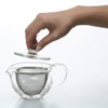 Hario Cha Cha Kyusu"Maru" Tea Pot, 300ml, Clear