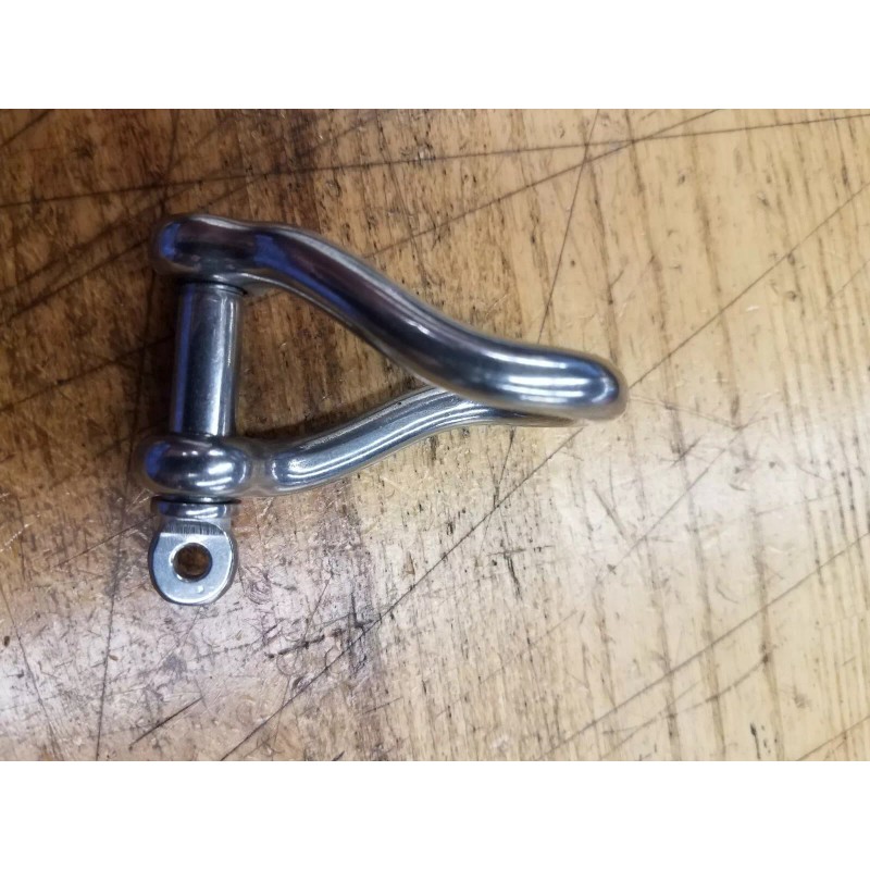 KONG K1610 316 GRADE 5/16" STAINLESS STEEL TWISTED SHACKLE