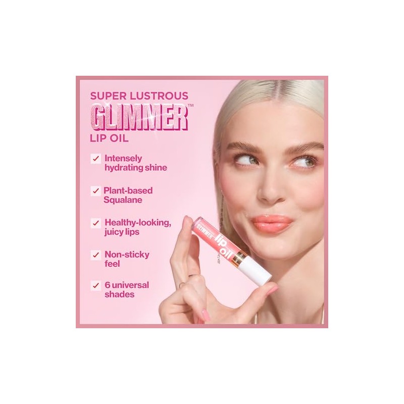 Gloss Revlon Super Lustrous Glimmer Lip Oil Tono Glow Mama