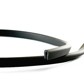 Eutras Kantenschutz KSO4004, Weatherstrip, Protective Strip - for Edges 0.4 - 1.5 mm - black - 3 m., black, 2044
