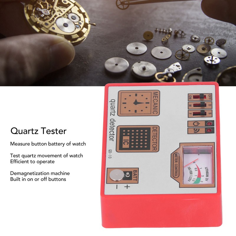 Quartz Tester Watch Battery Tester Demagnetizer Timegrapher Demagnetization Measure Machine
