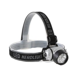 Perel 7 Bright White LED Headlamp 7 Light Modes Ideal for Outdoor Activities