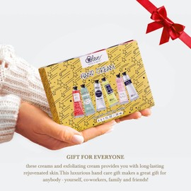 Hand Cream Gift Set - Lotion Sets for Women Gift, Pack of 6 Advanced Repair Hand Cream for Rough&Dry Hands, Non-greasy 6 Plant Fragrances, Best Birthday Mother's Day Gift for Women