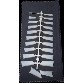 zeiry Tips Punta Piramidal Media Luna Para Uña