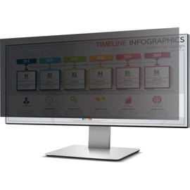 PrivacyView™ Privacy Filter for 34″ Ultra-Widescreen (21:9) Monitor – TAA – Black