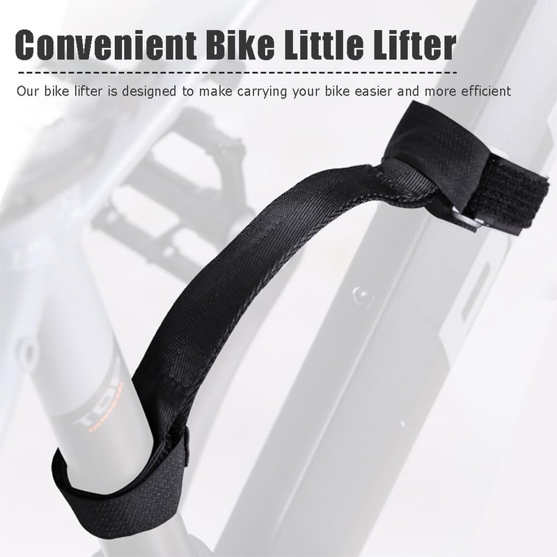 Ouliget Bicycle Carrying Strap,Mountain Bike Frame Handle Carrying Lifter,Outdoor Bike