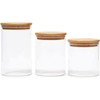 Juvale Assorted Glass Storage Jars - Airtight Container to Preserve