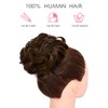 Yamel Messy Bun Scrunchie Human Hair Tousled Updo Hair Pieces