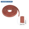 PATIKIL Silicone Foam Seal Strip, 10mmx3mmx1m D-Shape Seal Strip Backer