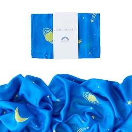 Sarah's Silks Giant Playsilk | 100% Silk Toy for Toddlers | Bright Colored Large Scarves for Fort Building and Pretend Play - Starry Night