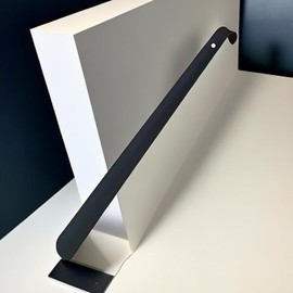 SUNUNICO Metal Shoe Horn Long Handle For Seniors, 16.5" Heavy Duty Stainless Steel Shoes Horn for Kids, Men, Women, Boots and All Shoes