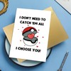 Oamiolek Funny Valentines Day Card for Him Her, Cute Gamer