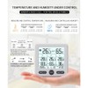 Aswalling Digital Thermometer Hygrometer Indoor Outdoor Indoor Outdoor Temperature Humidity