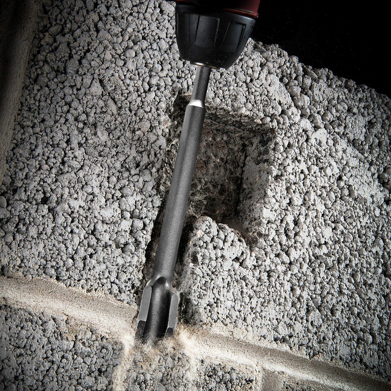 S&R Gouge Chisel - Hollow Chisel SDS-Plus 14x250x22 mm for