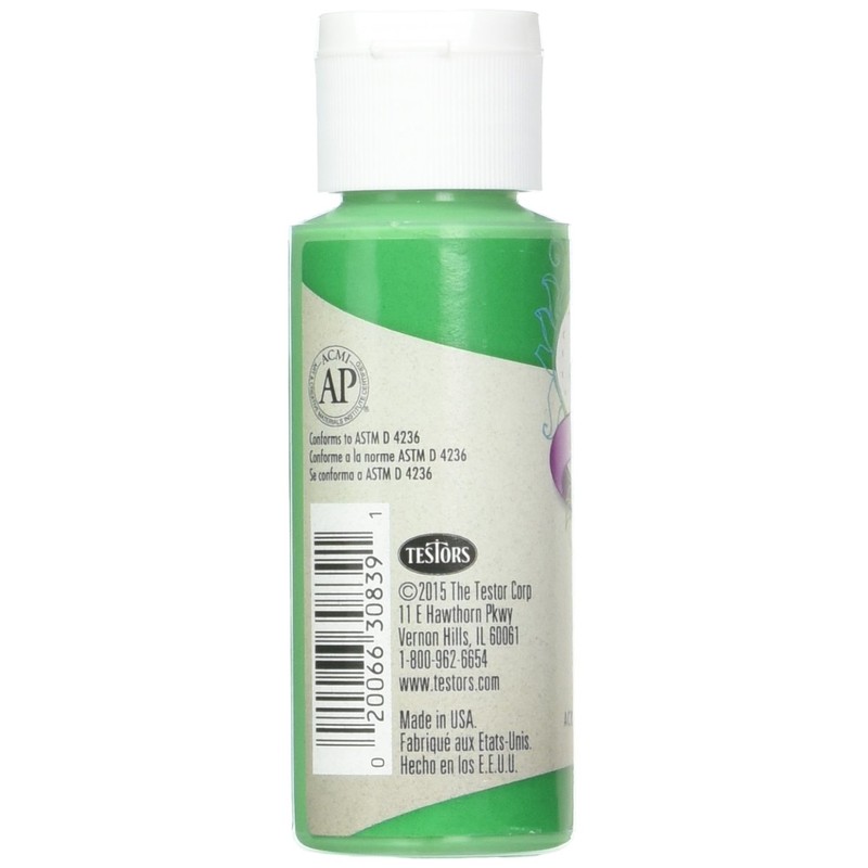 Testors 292423A 2 oz Green Matte Acrylic Paint