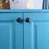 Xlroaafs 16 Pack Black Cabinet Hardware Knobs,1.4" Round Matte Black