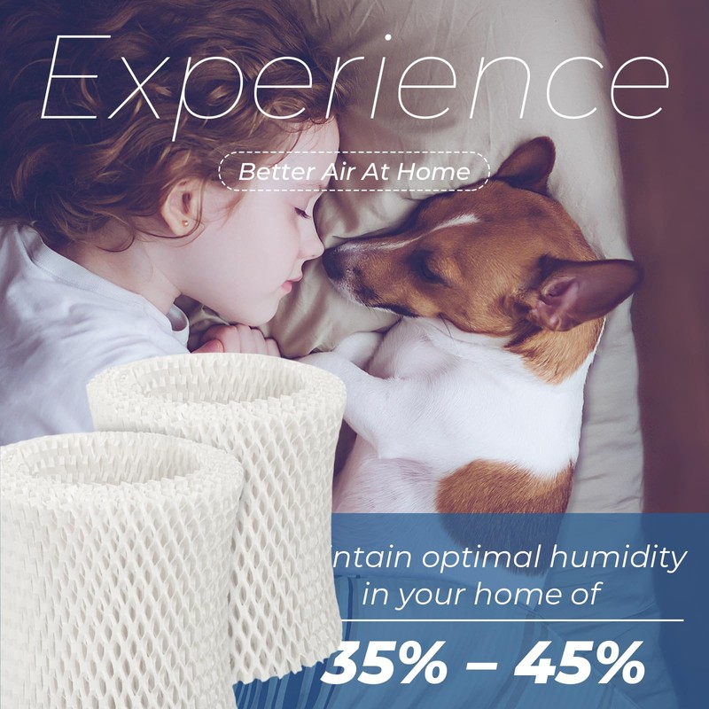 Humidifier Filter Pad Replacement Filter Wicks Compatible with Canopy Bedside