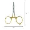 Kingfisher Scissor Clamp Forcept Hemostat for Fly Fishing Hook Removal
