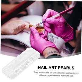 Healvian Nail Charms Bow Stereoscopic Pearl Decor Manicure Pearl Embellishments DIY Accessories