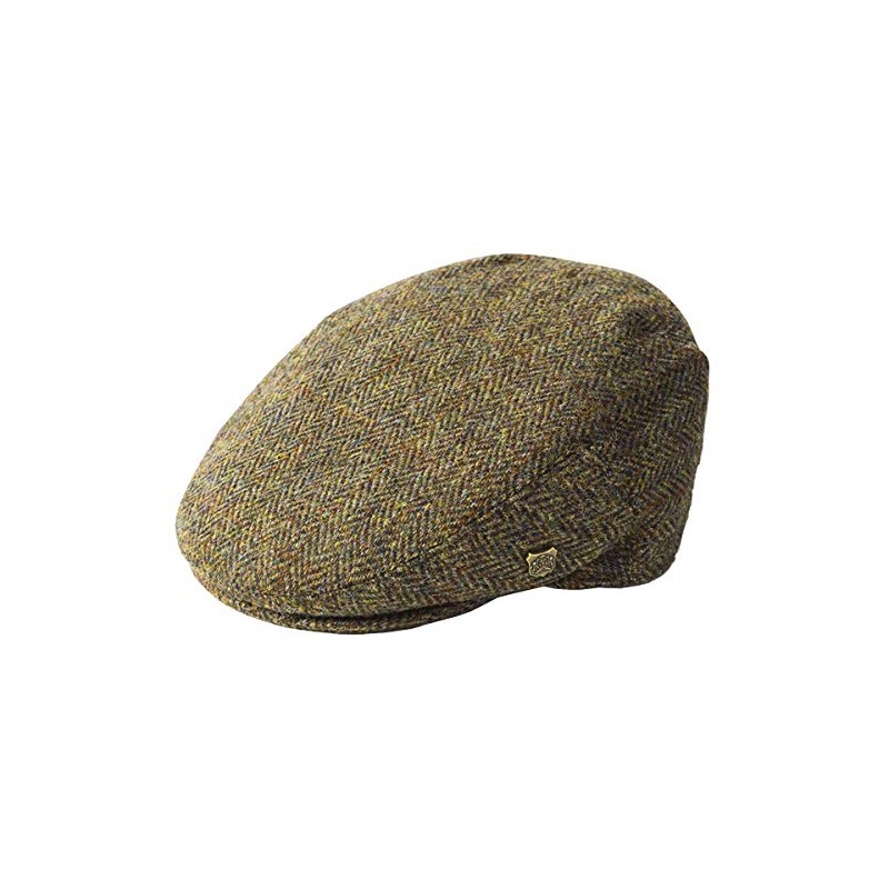 Failsworth Millinery Stornoway Harris Tweed Flat Cap (Latest Version) in