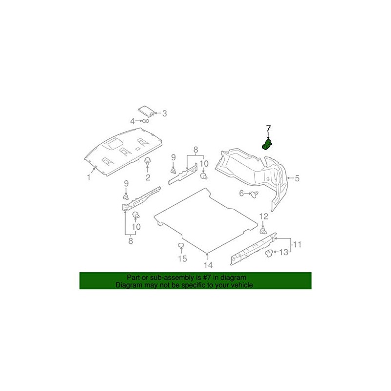 Subaru OEM Hook Trunk