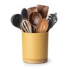 Nucookery 360°Rotating Utensil Holder, 7.2" Kitchen Utensil Crock, Ceramic Cooking