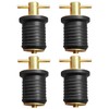 Brass T-Handle Drain Plug Fit for 1 Inch Diameter Drains,